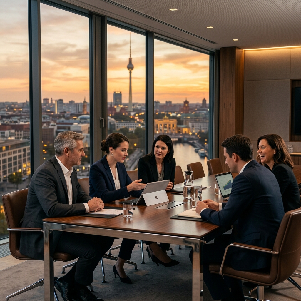 Kurumsal danışmanlık ekibi ve ofis ortamı